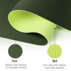 Saferell Yogamat - Groen - Gemaakt Van TPE - Antislip Hypoallergene Yogamat Met Draagband - 183 Cm X 61 Cm X 0,6 Cm 8 Saferell Yogamat - Groen - Gemaakt Van TPE - Antislip Hypoallergene Yogamat Met Draagband - 183 Cm X 61 Cm X 0,6 Cm -FitForce Outlet Winkel 1200x1200 1528