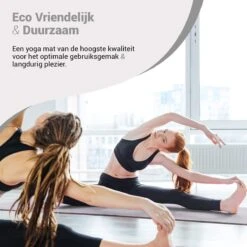 Yoga Mat Sportmat Fitnessmat Antislip Duurzaam Met Yoga Lessen - Grijs -FitForce Outlet Winkel 1200x1200 1531