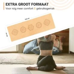 Yoga Mat Sportmat Fitnessmat Antislip Duurzaam Kurk Met Yoga Lessen -FitForce Outlet Winkel 1200x1200 1587
