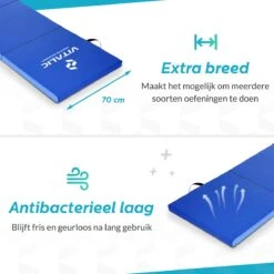 Extra Dikke Yoga Mat (5cm Dik En 180cm Lang) - XXL Anti Slip En Opvouwbare Yogamatten | Vitalic -FitForce Outlet Winkel 1200x1200 1592