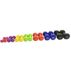 Vinyl Dumbbell Focus Fitness - 2 X 2 Kg - Groen -FitForce Outlet Winkel 1200x1200 164