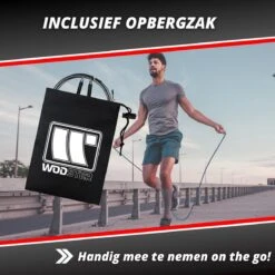 Professioneel Crossfit & Fitness Springtouw – Jump Rope – Speedrope – Verstelbaar – Zwart -FitForce Outlet Winkel 1200x1200 1657