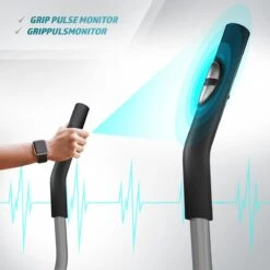 GoodVibes - Crosstrainer Met LCD-scherm Voor Thuisgebruik Met Hartslagsensor En Buiksteun - Thuistrainer - Stepper - Cardiotrainer - Homegym -FitForce Outlet Winkel 1200x1200 1680