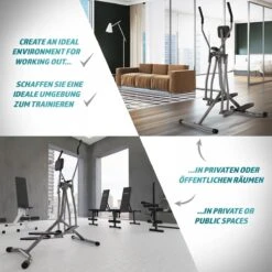 GoodVibes - Crosstrainer Met LCD-scherm Voor Thuisgebruik Met Hartslagsensor En Buiksteun - Thuistrainer - Stepper - Cardiotrainer - Homegym -FitForce Outlet Winkel 1200x1200 1683