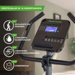 Tunturi Cardio Fit E35 Hometrainer - Ergometer - Bluetooth - Fitnessfiets Met 12 Verschillende Trainingsprogramma's - Comfort Plus Zadel -FitForce Outlet Winkel 1200x1200 1700