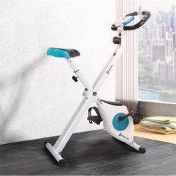 CAPITAL SPORTS Azura Hometrainer - Cardio Bike - Fitness Fiets - 8 Niveaus - Met Hartslagmeter - Opvouwbaar - 100 Kilo Max. -FitForce Outlet Winkel 1200x1200 1706