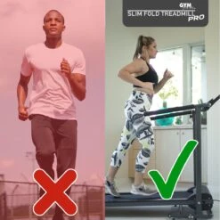 Gymform Slim Fold PRO - Loopband Inklapbaar - Opvouwbaar - Wandelband - LCD Display - Met Hartslagmeter -FitForce Outlet Winkel 1200x1200 1710