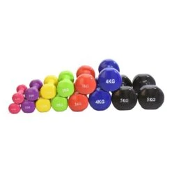 Vinyl Dumbbell Focus Fitness - 2 X 4 Kg - Blauw -FitForce Outlet Winkel 1200x1200 181