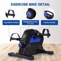 Uten 1835 - Stoelfiets - Mini Hometrainer - Fietstrainer Met Instelbare Weerstand - Fietstrainer Magnetisch Geremd - Bureaufiets - Mobiliteitstrainer -FitForce Outlet Winkel 1200x1200 1820