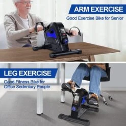 Uten 1835 - Stoelfiets - Mini Hometrainer - Fietstrainer Met Instelbare Weerstand - Fietstrainer Magnetisch Geremd - Bureaufiets - Mobiliteitstrainer -FitForce Outlet Winkel 1200x1200 1821