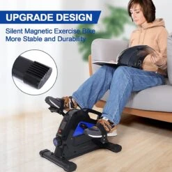 Uten 1835 - Stoelfiets - Mini Hometrainer - Fietstrainer Met Instelbare Weerstand - Fietstrainer Magnetisch Geremd - Bureaufiets - Mobiliteitstrainer -FitForce Outlet Winkel 1200x1200 1822