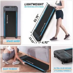 Merkloos CITYSPORTS Loopband Voor Thuis/kantoor, 440 W Motor, Slank En Stil, Lcd-scherm En Teller, Ingebouwde Bluetooth-luidspreker -FitForce Outlet Winkel 1200x1200 1863