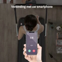 Merkloos Wandelband- Loopband Inklapbaar Met App- Walking Pad Extra Compact- Loopband Bureau-Zwart -FitForce Outlet Winkel 1200x1200 1866