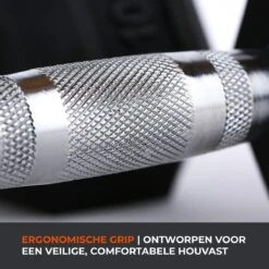 Core Power Hexa Dumbells Set - 2x 12,5 Kg - Gewichten Met Rubber Coating En Verchroomde Grip - Geschikt Voor Professioneel Gebruik, CrossFit En Thuis Fitness - Verkrijgbaar Van 1 Tm 25 Kg -FitForce Outlet Winkel 1200x1200 191