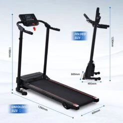 YJZQ Opvouwbare Loopband Voor Thuis - 1.5HP Elektrisch Gemotoriseerde Loopband Running Exercise Machine Met LCD-scherm -1-12KM / H - 12 Programma's Met Telefoonhouder Voor Home Gym Fitness Workout Jogging Walking-Black 22 YJZQ Opvouwbare Loopband Voor Thuis - 1.5HP Elektrisch Gemotoriseerde Loopband Running Exercise Machine Met LCD-scherm -1-12KM / H - 12 Programma's Met Telefoonhouder Voor Home Gym Fitness Workout Jogging Walking-Black -FitForce Outlet Winkel 1200x1200 1942