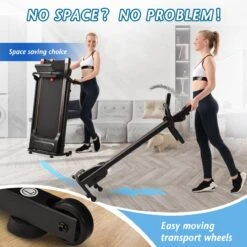 YJZQ Opvouwbare Loopband Voor Thuis - 1.5HP Elektrisch Gemotoriseerde Loopband Running Exercise Machine Met LCD-scherm -1-12KM / H - 12 Programma's Met Telefoonhouder Voor Home Gym Fitness Workout Jogging Walking-Black 24 YJZQ Opvouwbare Loopband Voor Thuis - 1.5HP Elektrisch Gemotoriseerde Loopband Running Exercise Machine Met LCD-scherm -1-12KM / H - 12 Programma's Met Telefoonhouder Voor Home Gym Fitness Workout Jogging Walking-Black -FitForce Outlet Winkel 1200x1200 1943