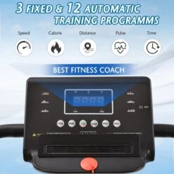 YJZQ Opvouwbare Loopband Voor Thuis - 1.5HP Elektrisch Gemotoriseerde Loopband Running Exercise Machine Met LCD-scherm -1-12KM / H - 12 Programma's Met Telefoonhouder Voor Home Gym Fitness Workout Jogging Walking-Black 29 YJZQ Opvouwbare Loopband Voor Thuis - 1.5HP Elektrisch Gemotoriseerde Loopband Running Exercise Machine Met LCD-scherm -1-12KM / H - 12 Programma's Met Telefoonhouder Voor Home Gym Fitness Workout Jogging Walking-Black -FitForce Outlet Winkel 1200x1200 1945
