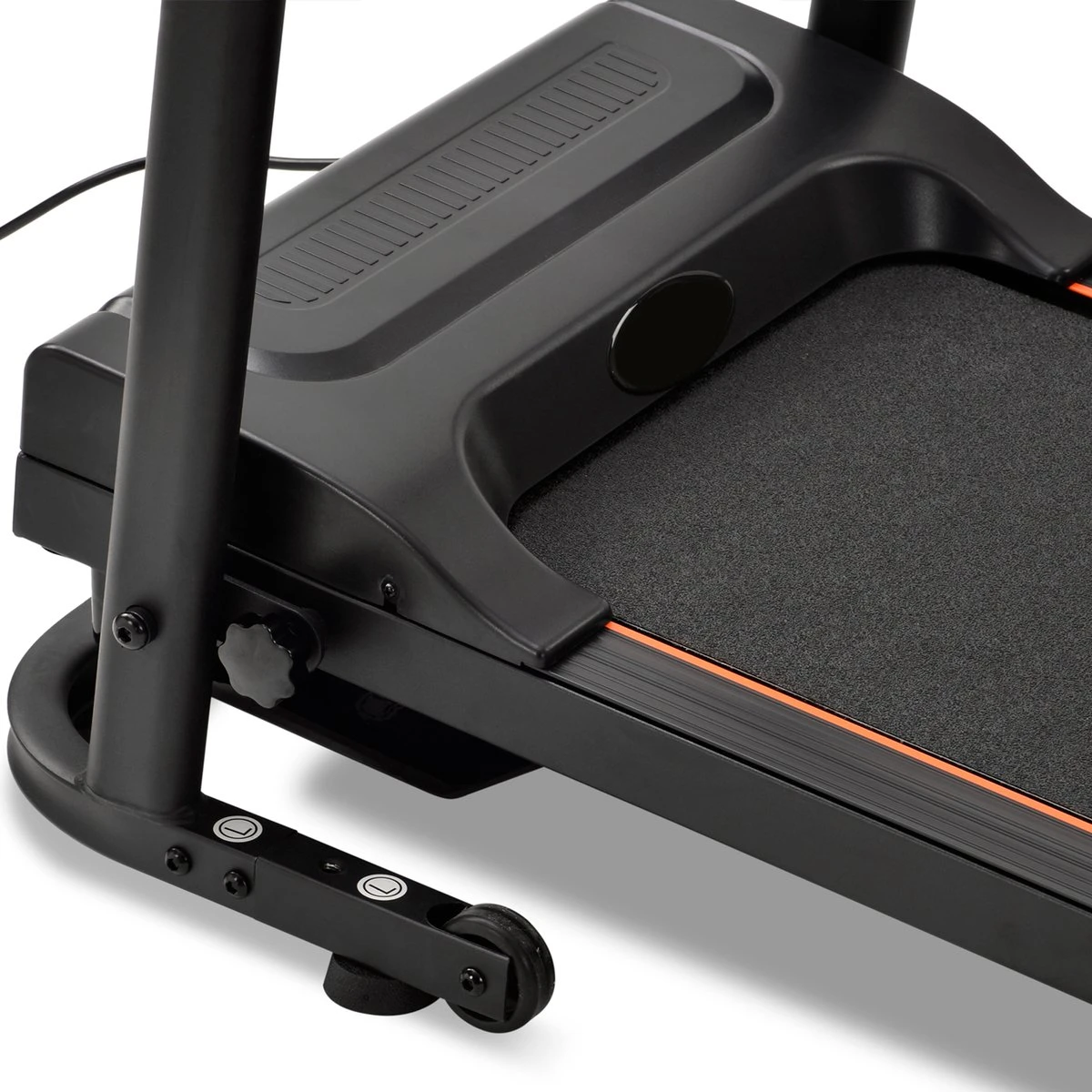 YJZQ Opvouwbare Loopband Voor Thuis - 1.5HP Elektrisch Gemotoriseerde Loopband Running Exercise Machine Met LCD-scherm -1-12KM / H - 12 Programma's Met Telefoonhouder Voor Home Gym Fitness Workout Jogging Walking-Black 15 YJZQ Opvouwbare Loopband Voor Thuis - 1.5HP Elektrisch Gemotoriseerde Loopband Running Exercise Machine Met LCD-scherm -1-12KM / H - 12 Programma's Met Telefoonhouder Voor Home Gym Fitness Workout Jogging Walking-Black - Afbeelding 15