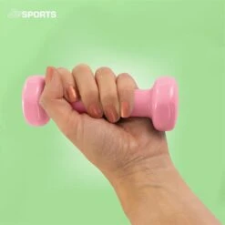 ScSPORTS® Dumbbells - 2 X 0,5 Kg - Vinyl - Pastel Roze - Gewichten - Halters -FitForce Outlet Winkel 1200x1200 198