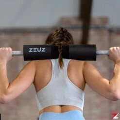 ZEUZ® Barbell Pad & 2 Stuks Enkelband Straps Fitness Set – Ankle Cuff Strap & Nekbeschermer – Zwart -FitForce Outlet Winkel 1200x1200 1990