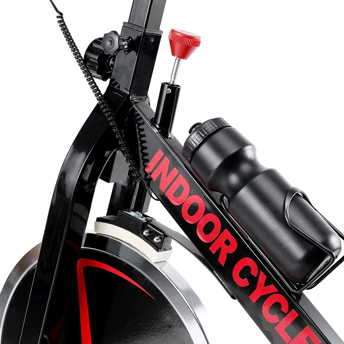 Trend24 Hometrainer - Hometrainer Fiets - Spinningfiets - Spinning - Max 120 KG - Zwart 4 Trend24 Hometrainer - Hometrainer Fiets - Spinningfiets - Spinning - Max 120 KG - Zwart - Afbeelding 4