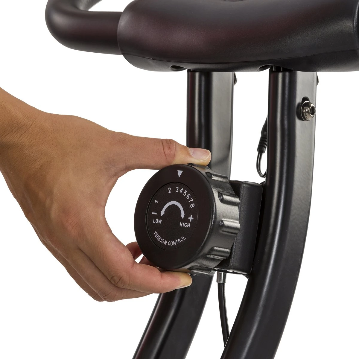 Tunturi Star Fit X100 X-bike - Hometrainer - Fitnessfiets - Opvouwbaar - Verstelbaar - 8 Weerstandsniveaus - Opvouwbare Hometrainer 8 Tunturi Star Fit X100 X-bike - Hometrainer - Fitnessfiets - Opvouwbaar - Verstelbaar - 8 Weerstandsniveaus - Opvouwbare Hometrainer - Afbeelding 8