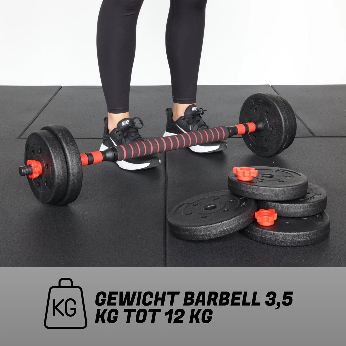 ForzaFit Halterset 15kg - Dumbbelset - Barbell Halterstang Met Gewichten - Fitness Stang - Zwart 6 ForzaFit Halterset 15kg - Dumbbelset - Barbell Halterstang Met Gewichten - Fitness Stang - Zwart - Afbeelding 6