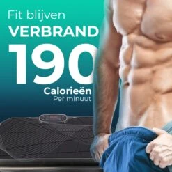 Luxari - Trilplaat Pro - Bluetooth Speaker - 5 Trainingsprogramma's & 180 Niveaus - 2 Fitness Weerstandskabels - Afstandsbediening - Zwart -FitForce Outlet Winkel 1200x1200 2104