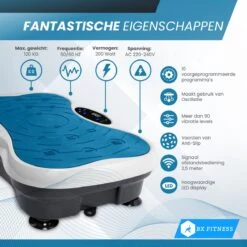 BX Fitness® - Trilplaat Fitness Body Blauw - Incl Weerstandsbanden & Voedingsgids - Sport Trilplaat - Powerplate Voor Cardiotrainingen - Trainingsapparatuur Voor Krachttraining - Ontvang NU Met Duidelijke Handleiding Met Oefeningen + Recepten! 15 BX Fitness® - Trilplaat Fitness Body Blauw - Incl Weerstandsbanden & Voedingsgids - Sport Trilplaat - Powerplate Voor Cardiotrainingen - Trainingsapparatuur Voor Krachttraining - Ontvang NU Met Duidelijke Handleiding Met Oefeningen + Recepten! -FitForce Outlet Winkel 1200x1200 2112
