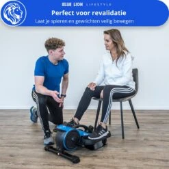 Blue Lion Stoelfiets - Mini Hometrainer - Bureaufiets - Deskbike Voor Onder Bureau - Stepper - Crosstrainer - Bluetooth -FitForce Outlet Winkel 1200x1200 2165