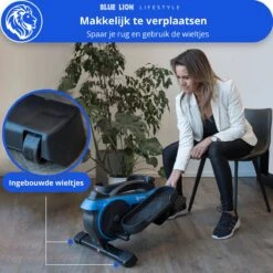 Blue Lion Stoelfiets - Mini Hometrainer - Bureaufiets - Deskbike Voor Onder Bureau - Stepper - Crosstrainer - Bluetooth -FitForce Outlet Winkel 1200x1200 2168
