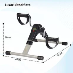 Luxari Stoelfiets - Inclusief Computer - Bureaufiets - Hometrainer - Deskbike - Beentrainer – Pedaaltrainer - Fietstrainer - Bewegingstrainer - Mini Hometrainer 11 Luxari Stoelfiets - Inclusief Computer - Bureaufiets - Hometrainer - Deskbike - Beentrainer – Pedaaltrainer - Fietstrainer - Bewegingstrainer - Mini Hometrainer -FitForce Outlet Winkel 1200x1200 2172