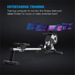 CAPITAL SPORTS Stream M1 Roeitrainer 105cm - LC Display - 8 Standen - Roeimachine - Roeiapparaat - Magneetweerstand 8 CAPITAL SPORTS Stream M1 Roeitrainer 105cm - LC Display - 8 Standen - Roeimachine - Roeiapparaat - Magneetweerstand -FitForce Outlet Winkel 1200x1200 2202