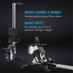 CAPITAL SPORTS Stream M1 Roeitrainer 105cm - LC Display - 8 Standen - Roeimachine - Roeiapparaat - Magneetweerstand 9 CAPITAL SPORTS Stream M1 Roeitrainer 105cm - LC Display - 8 Standen - Roeimachine - Roeiapparaat - Magneetweerstand -FitForce Outlet Winkel 1200x1200 2203