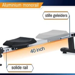 Roeitrainer Met 8 Weerstandsniveaus - Roeimachine Inklapbaar - Roeiapparaat Met Trainingscomputer -FitForce Outlet Winkel 1200x1200 2231