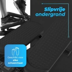 Stepper - 2-in-1 Verstelbare Weerstand - Computer - 2 Weerstandskabels - Zwart - Mini Stepper - Aerobic Stepper -FitForce Outlet Winkel 1200x1200 2239