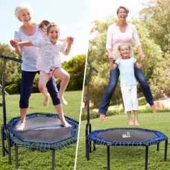 FOXSPORT Hoogwaardige Fitness Trampoline Met Handvat - Opvouwbare Trampoline - Volwassene Of Kindertrampoline Tot 120 Kg - Inclusief Handgrip - Sport Trampoline -FitForce Outlet Winkel 1200x1200 2301