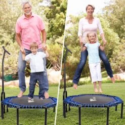 FOXSPORT Hoogwaardige Fitness Trampoline Met Handvat - Opvouwbare Trampoline - Volwassene Of Kindertrampoline Tot 120 Kg - Inclusief Handgrip - Sport Trampoline -FitForce Outlet Winkel 1200x1200 2302