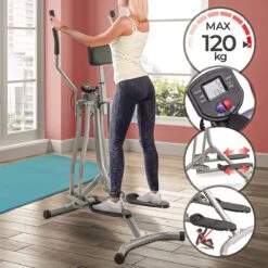 Merkloos Crosstrainer / Hometrainer Met LCD-Display - Zilver -FitForce Outlet Winkel 1200x1200 2337
