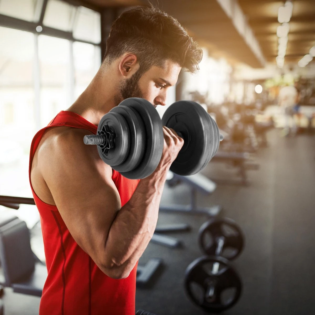 XQ Maxx Verstelbare Dumbell - Gewicht Tot Maximaal 10 Kg - Zwart 6 XQ Maxx Verstelbare Dumbell - Gewicht Tot Maximaal 10 Kg - Zwart - Afbeelding 6