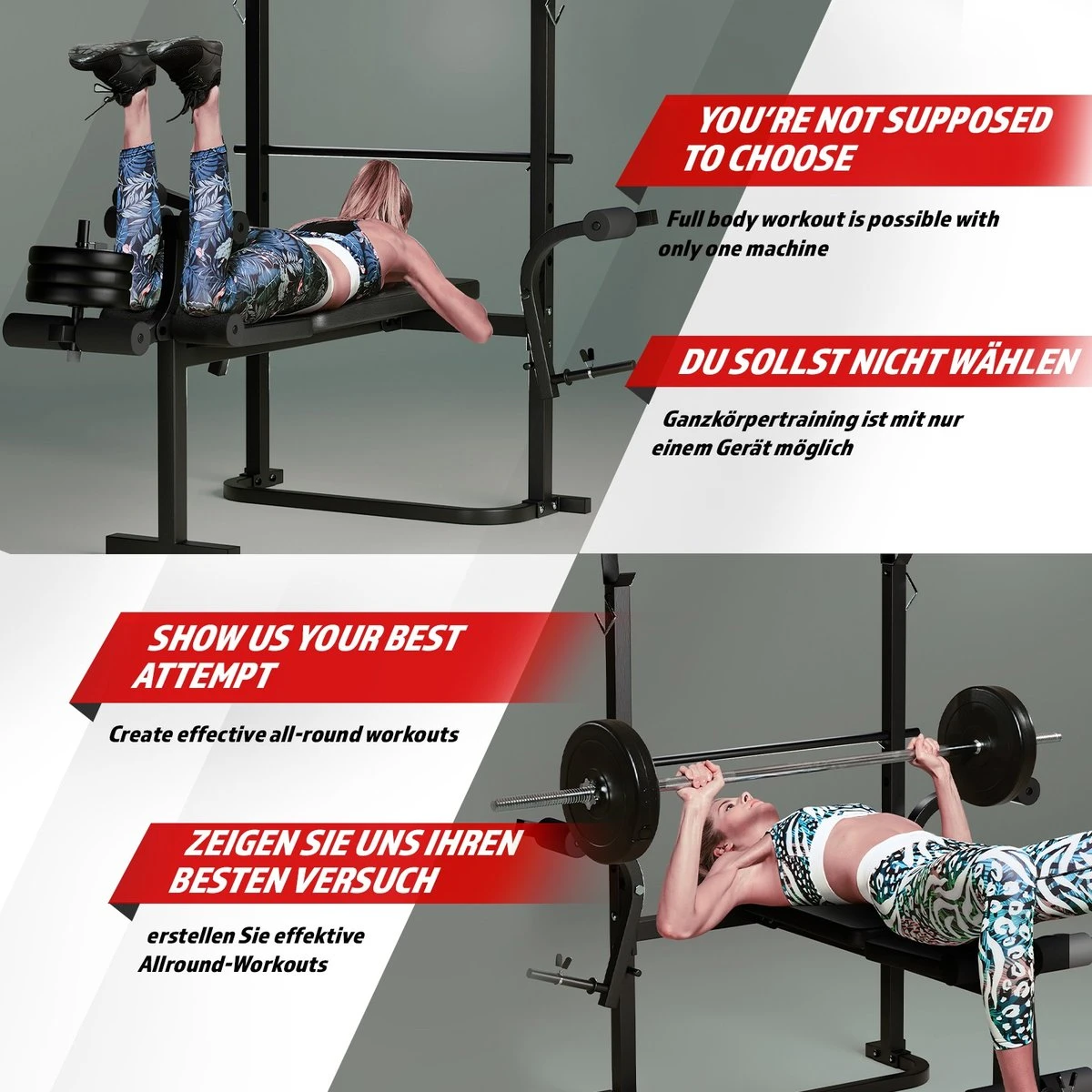 Physionics - Multifunctionele Halterbank - Butterfly Oefening, Sit-ups - Krachttraining - Training Benen - Verstelbare Rugleuning In 4 Standen, Maximum Draagvermogen 255kg - Zwart 7 Physionics - Multifunctionele Halterbank - Butterfly Oefening, Sit-ups - Krachttraining - Training Benen - Verstelbare Rugleuning In 4 Standen, Maximum Draagvermogen 255kg - Zwart - Afbeelding 7