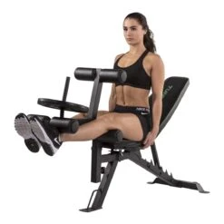 Tunturi UB60 Halterbank Verstelbaar - Fitnessbank Belastbaar Tot 200kg - Trainingsbank, Buikspierbank & Leg Extension In één -FitForce Outlet Winkel 1200x1200 338