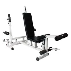 Gorilla Sports Universele Halterbank + 100 Kg Halterset - Kunststof - Halterstang Met Gewichten -FitForce Outlet Winkel 1200x1200 345