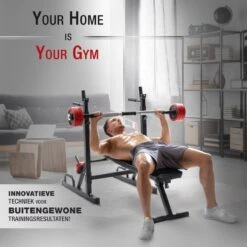 Sportstech BRT300 - Innovatieve Halterbank - Houder Voor Gewichten - Opklapbaar - Antislip -FitForce Outlet Winkel 1200x1200 362