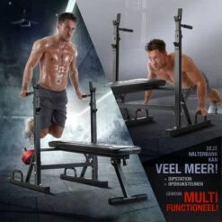 Sportstech BRT300 - Innovatieve Halterbank - Houder Voor Gewichten - Opklapbaar - Antislip -FitForce Outlet Winkel 1200x1200 363