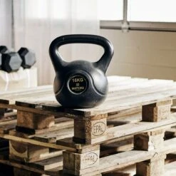 Matchu Sports - Kettlebell - Full Body Workout - Kettlebell 8kg - Gewichten - Zwart -FitForce Outlet Winkel 1200x1200 426