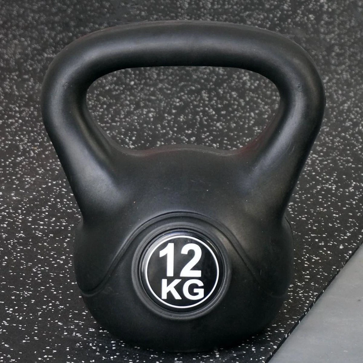 Kettlebell 12 Kg Voor Binnen En Buiten Kunststof Zwart 3 Kettlebell 12 Kg Voor Binnen En Buiten Kunststof Zwart - Afbeelding 3