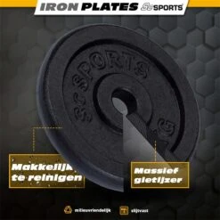 ScSPORTS® 20 Kg Halterschijven Set - Gietijzer - 30 Mm - 4x5 Kg - Gewichten -FitForce Outlet Winkel 1200x1200 450
