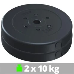 ScSPORTS® Halterschijven Set 20 Kg - Kunststof - 30 Mm - 2 X 10 Kg - Gewichten -FitForce Outlet Winkel 1200x1200 457