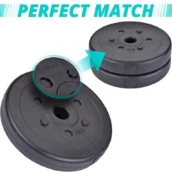 ScSPORTS® Halterschijven Set 30 Kg - Kunststof - 30 Mm - 2x10 - 2x5 Kg - Gewichten -FitForce Outlet Winkel 1200x1200 469